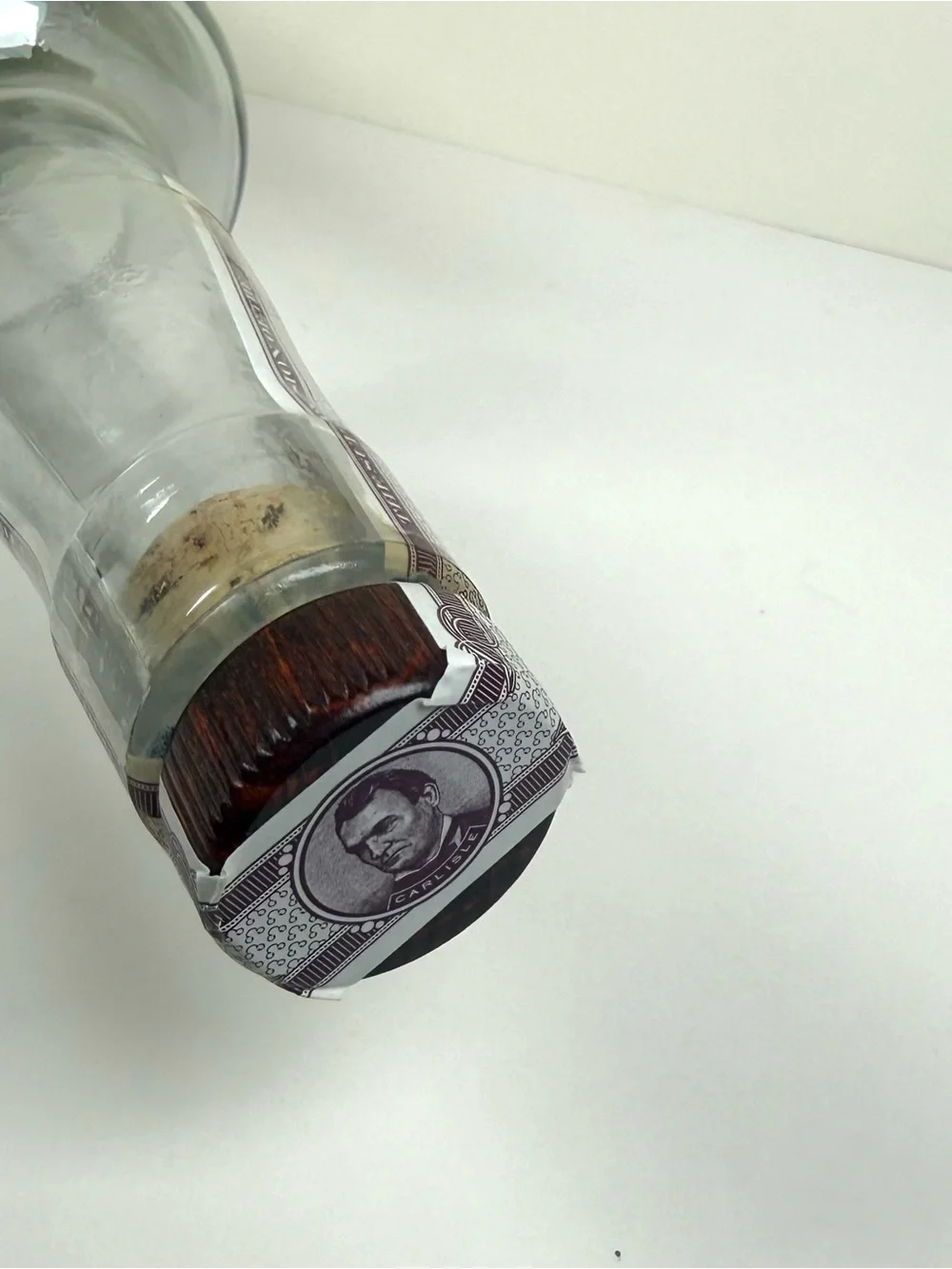 Colonel EH Taylor Single Barrel Bourbon Empty & Unrinsed 750 ml Bottle & Tube